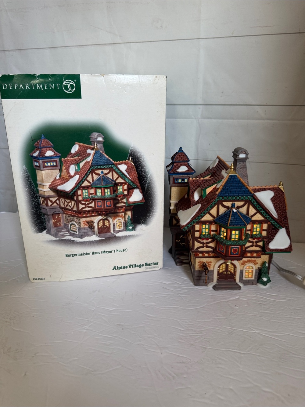 Dept. 56 Alpine Village Burgermeister Haus Mayor’s House #56.56233
